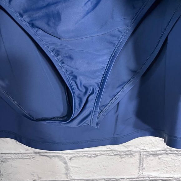 🌼3/$30🌼intl Details Navy Blue Swim Mini Skirt Size XL - Picture 10 of 15